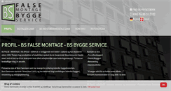 Desktop Screenshot of bsbyggeservice.dk