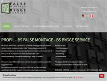 Tablet Screenshot of bsbyggeservice.dk